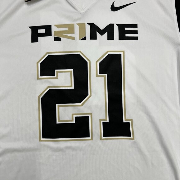 Nike Prime Sadeur Sanders Jersey Sz Medium Mens White Prime 2.0 #21 Football - Picture 6 of 11